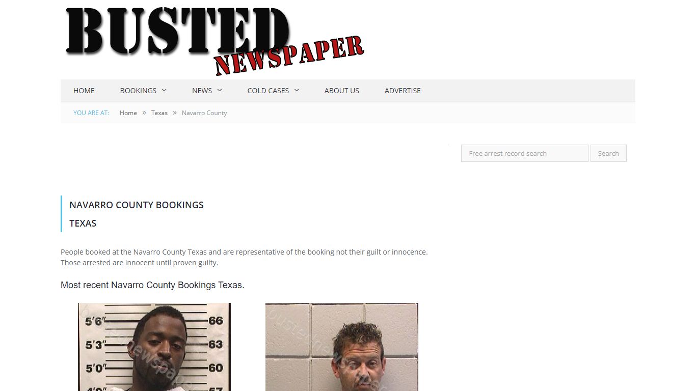 Navarro County, TX Mugshots - BUSTEDNEWSPAPER.COM